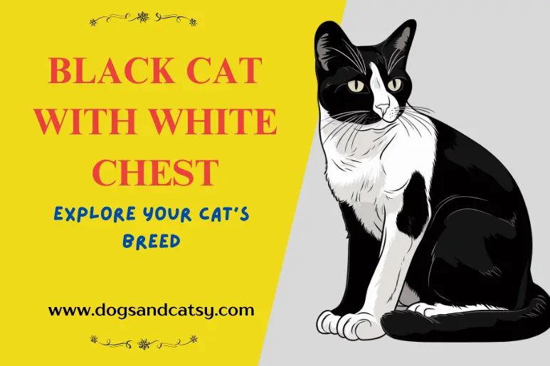 Black Cat with White Chest