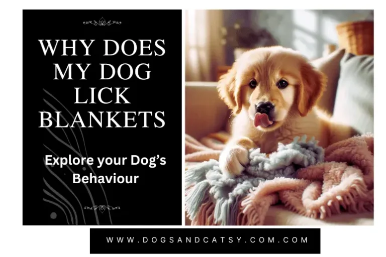 Why does my dog lick blankets?