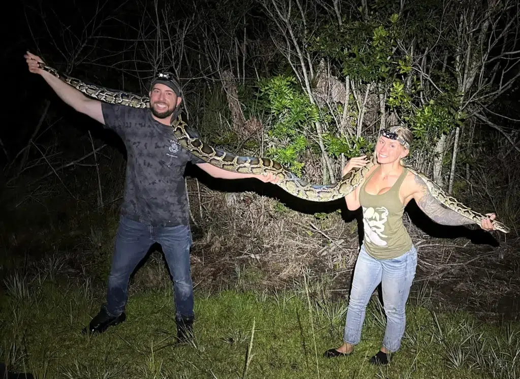 Taylor Stanberry Caught Python with her Husband