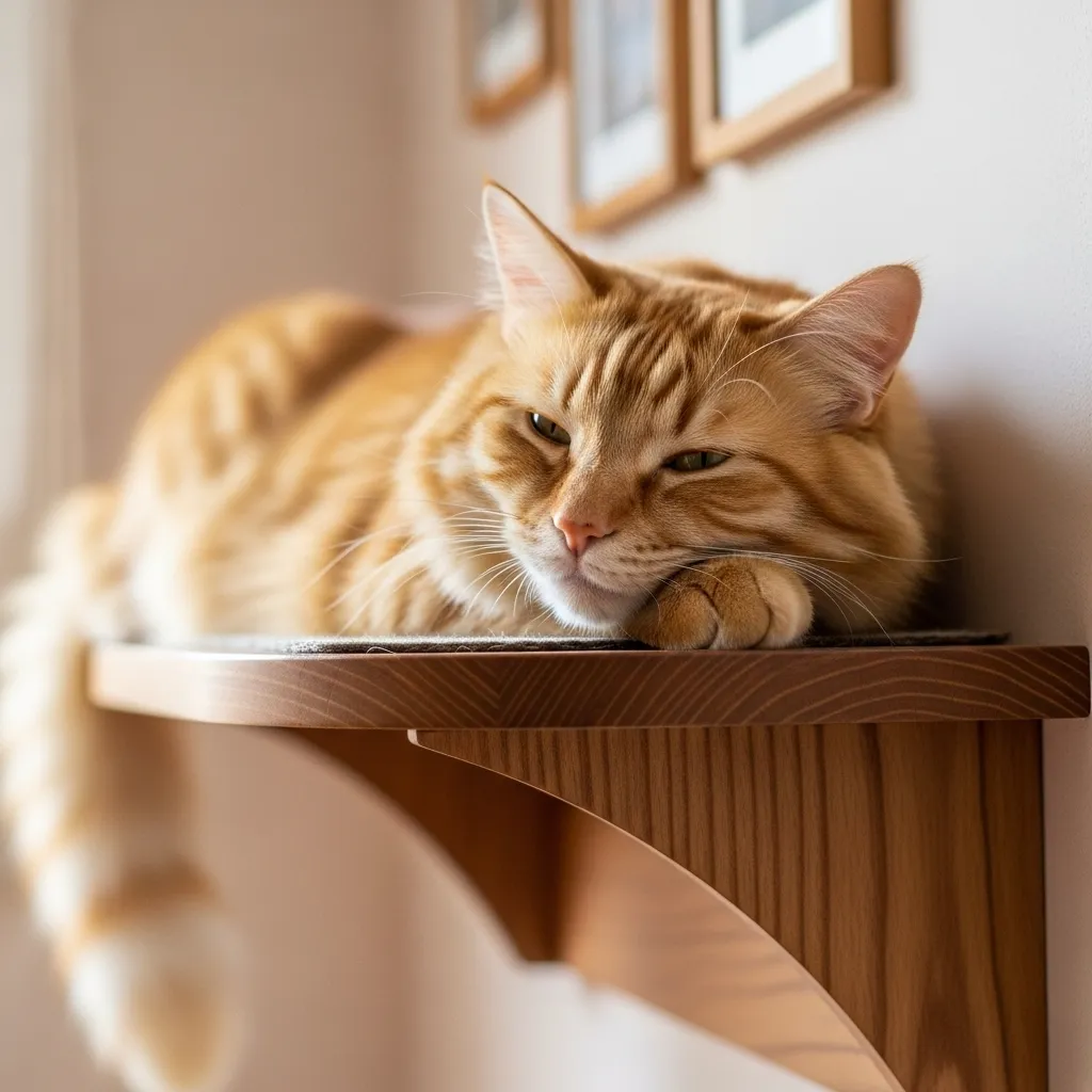 Fukumaru Wall-Mounted Cat Scratching Activity Tree